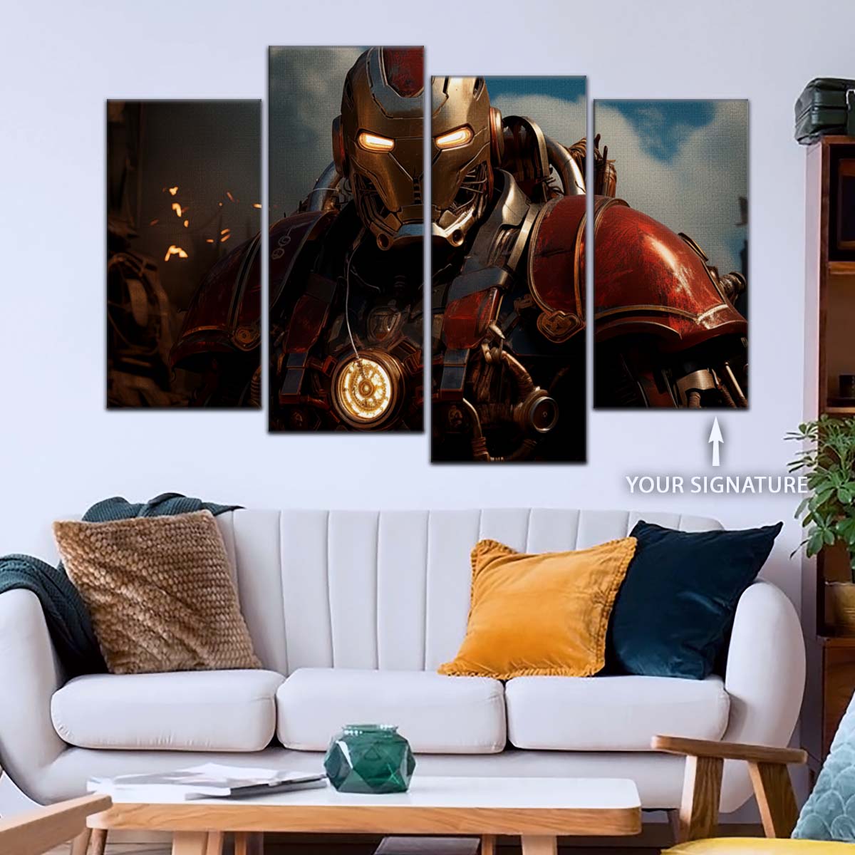 Marvel Wall Art - MCU5054 - Dieselpunk Iron Man - Marvel Cinematic Universe Poster - Marvel Cinematic Universe Canvas
