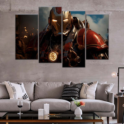 Marvel Wall Art - MCU5054 - Dieselpunk Iron Man - Marvel Cinematic Universe Poster - Marvel Cinematic Universe Canvas