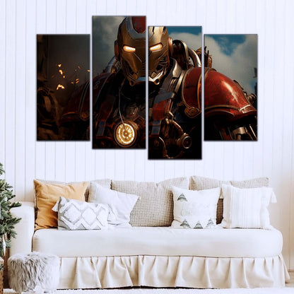 Marvel Wall Art - MCU5054 - Dieselpunk Iron Man - Marvel Cinematic Universe Poster - Marvel Cinematic Universe Canvas