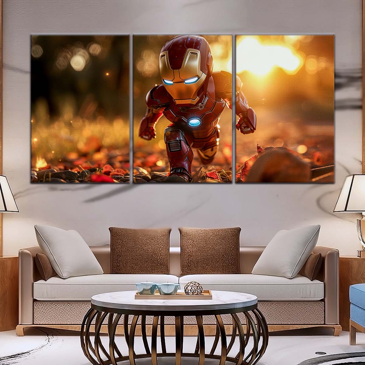 Marvel Wall Art - MCU5056 - Chibi Iron Man - Marvel Cinematic Universe Poster - Marvel Cinematic Universe Canvas