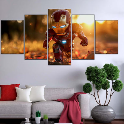 Marvel Wall Art - MCU5056 - Chibi Iron Man - Marvel Cinematic Universe Poster - Marvel Cinematic Universe Canvas