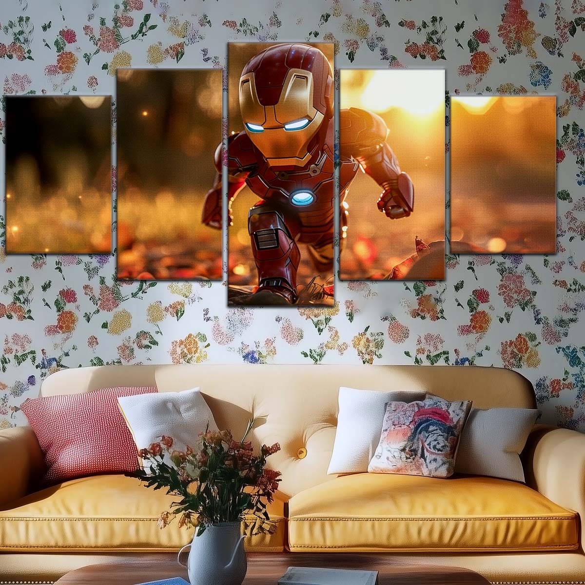 Marvel Wall Art - MCU5056 - Chibi Iron Man - Marvel Cinematic Universe Poster - Marvel Cinematic Universe Canvas
