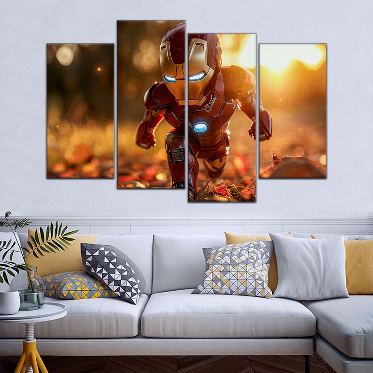 Marvel Wall Art - MCU5056 - Chibi Iron Man - Marvel Cinematic Universe Poster - Marvel Cinematic Universe Canvas