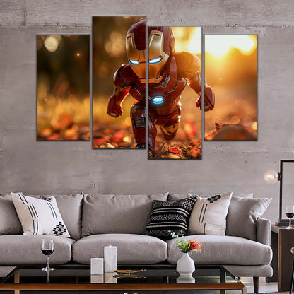 Marvel Wall Art - MCU5056 - Chibi Iron Man - Marvel Cinematic Universe Poster - Marvel Cinematic Universe Canvas