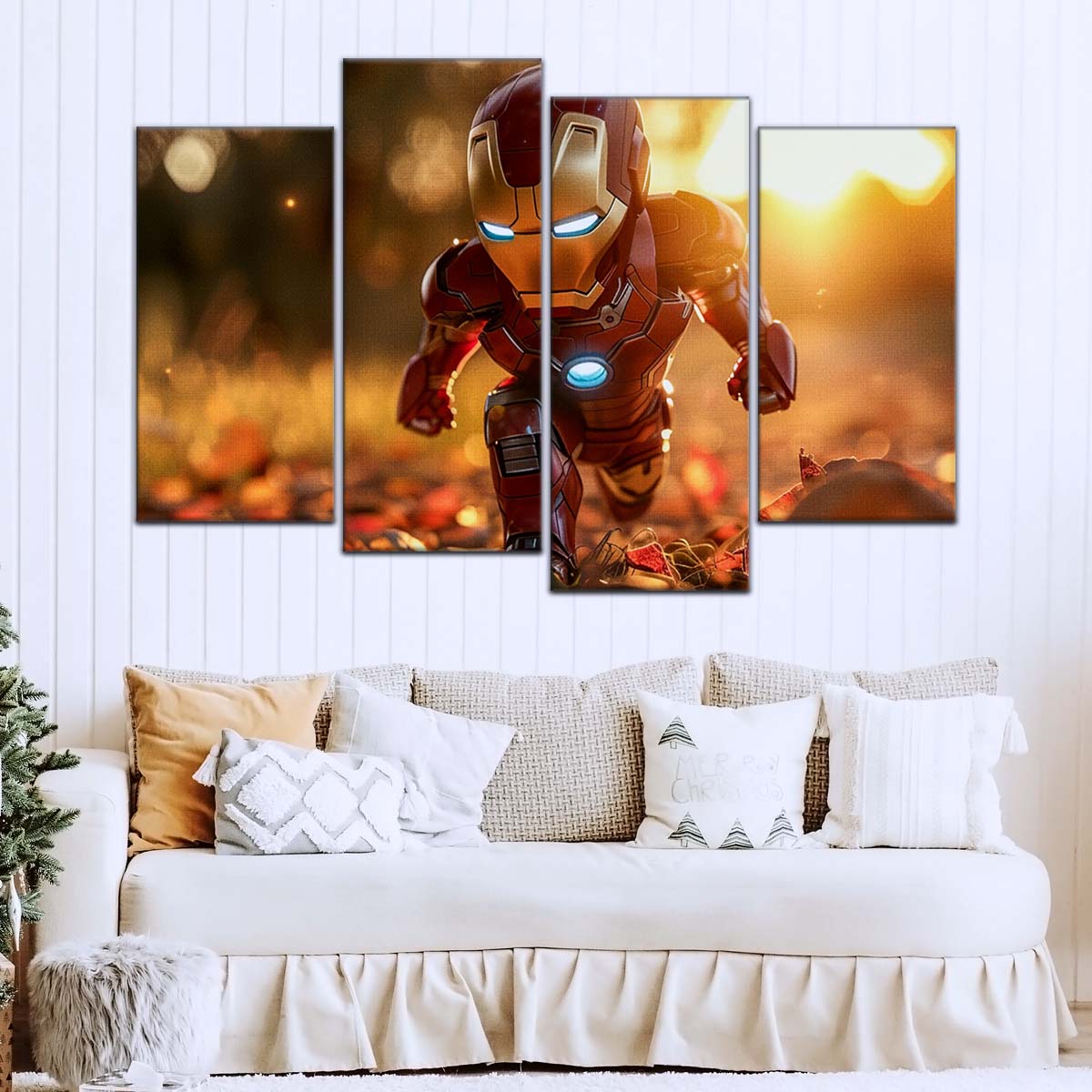 Marvel Wall Art - MCU5056 - Chibi Iron Man - Marvel Cinematic Universe Poster - Marvel Cinematic Universe Canvas