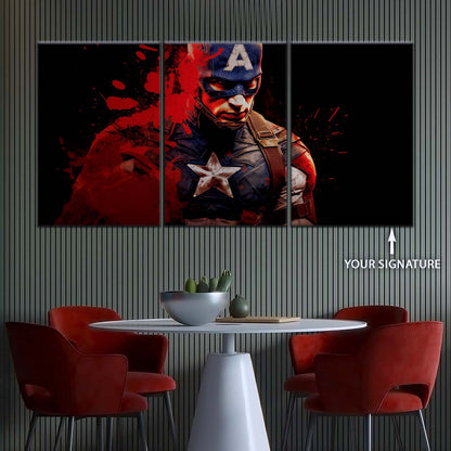 Marvel Wall Art - MCU5058 - Captain America - Marvel Cinematic Universe Poster - Marvel Cinematic Universe Canvas
