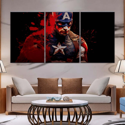 Marvel Wall Art - MCU5058 - Captain America - Marvel Cinematic Universe Poster - Marvel Cinematic Universe Canvas