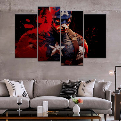 Marvel Wall Art - MCU5058 - Captain America - Marvel Cinematic Universe Poster - Marvel Cinematic Universe Canvas