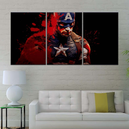 Marvel Wall Art - MCU5058 - Captain America - Marvel Cinematic Universe Poster - Marvel Cinematic Universe Canvas