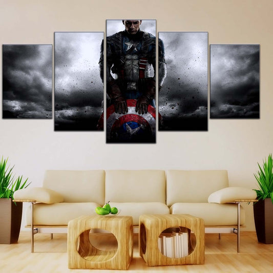 Marvel Wall Art - MCU5060 - Captain America - The First Avenger - Marvel Cinematic Universe Poster - Marvel Cinematic Universe Canvas