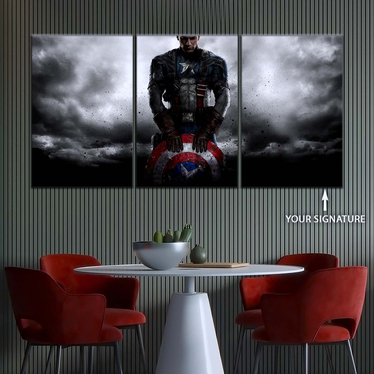 Marvel Wall Art - MCU5060 - Captain America - The First Avenger - Marvel Cinematic Universe Poster - Marvel Cinematic Universe Canvas