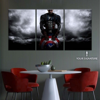 Marvel Wall Art - MCU5060 - Captain America - The First Avenger - Marvel Cinematic Universe Poster - Marvel Cinematic Universe Canvas