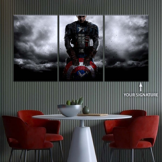 Marvel Wall Art - MCU5060 - Captain America - The First Avenger - Marvel Cinematic Universe Poster - Marvel Cinematic Universe Canvas