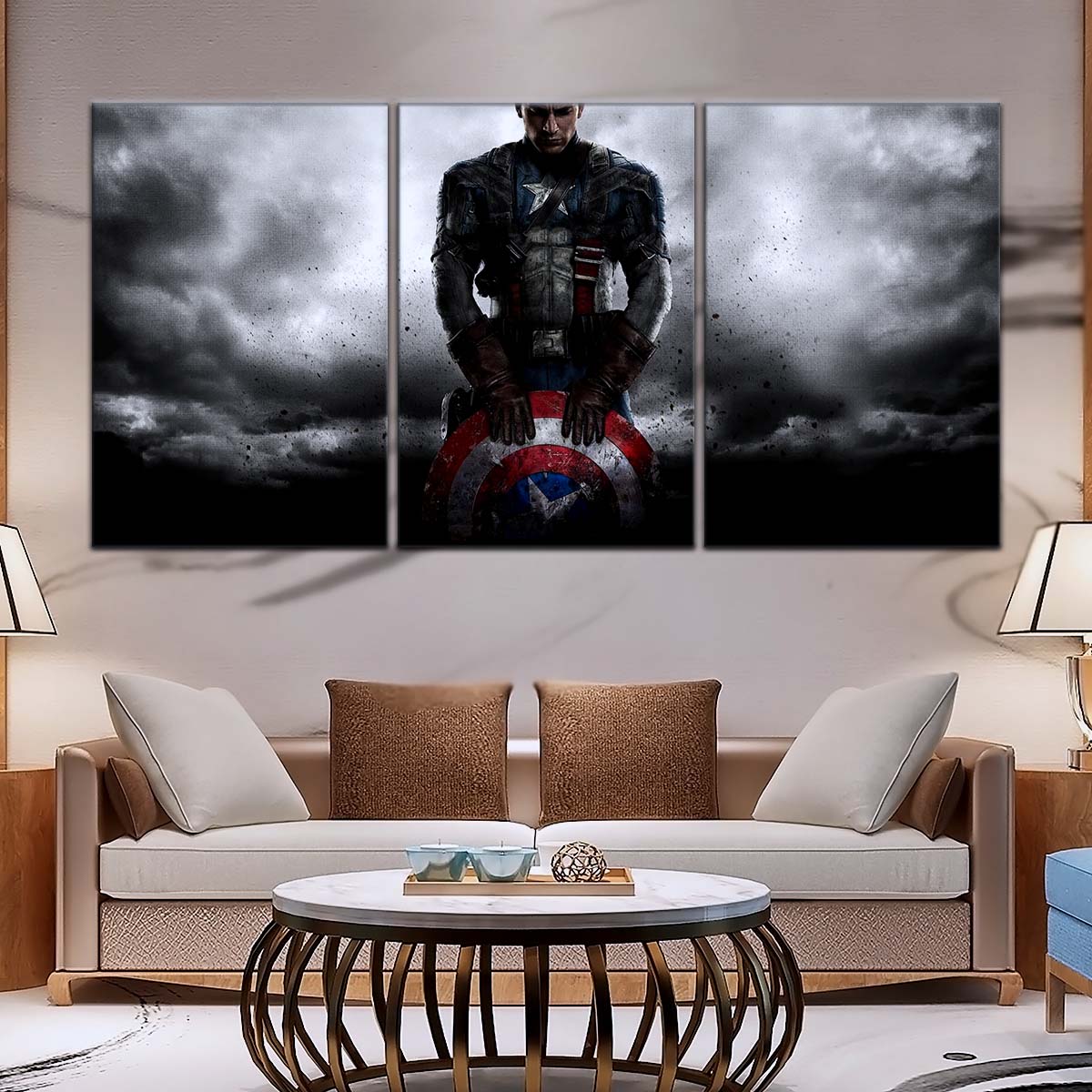 Marvel Wall Art - MCU5060 - Captain America - The First Avenger - Marvel Cinematic Universe Poster - Marvel Cinematic Universe Canvas