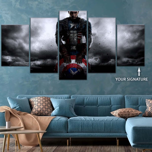 Marvel Wall Art - MCU5060 - Captain America - The First Avenger - Marvel Cinematic Universe Poster - Marvel Cinematic Universe Canvas