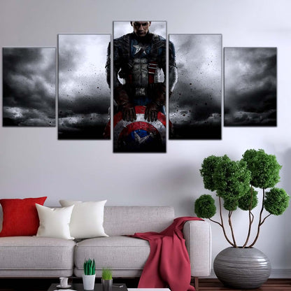 Marvel Wall Art - MCU5060 - Captain America - The First Avenger - Marvel Cinematic Universe Poster - Marvel Cinematic Universe Canvas