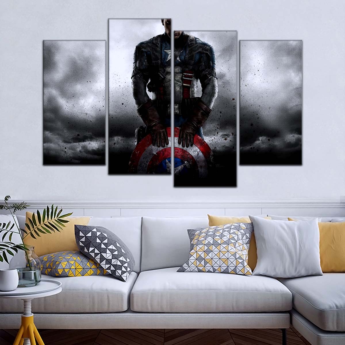 Marvel Wall Art - MCU5060 - Captain America - The First Avenger - Marvel Cinematic Universe Poster - Marvel Cinematic Universe Canvas