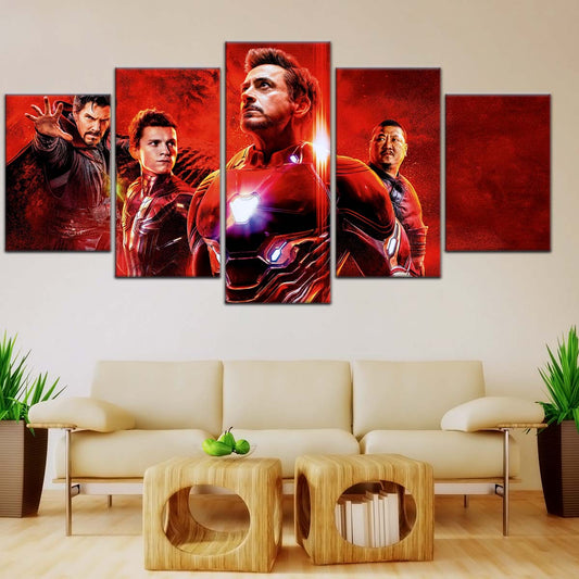 Marvel Wall Art - MCU5063 - Doctor Strange - Spider Man - Iron Man - Benedict Wong - Avengers Infinity War - Marvel Cinematic Universe Poster - Marvel Cinematic Universe Canvas