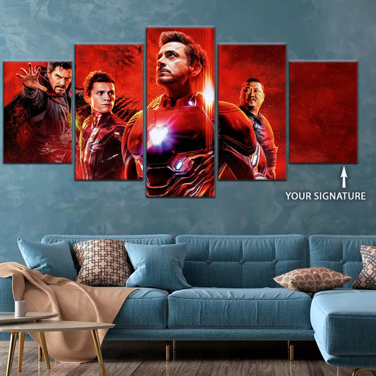 Marvel Wall Art - MCU5063 - Doctor Strange - Spider Man - Iron Man - Benedict Wong - Avengers Infinity War - Marvel Cinematic Universe Poster - Marvel Cinematic Universe Canvas