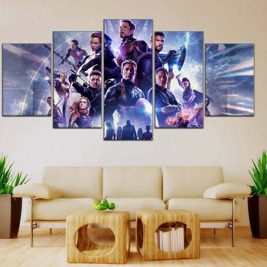Marvel Wall Art - MCU5064 - Clint Barton - Hulk - Captain America - Thor - Black Widow - Iron Man - Ant-Man - Avengers Endgame - Marvel Cinematic Universe Poster - Marvel Cinematic Universe Canvas