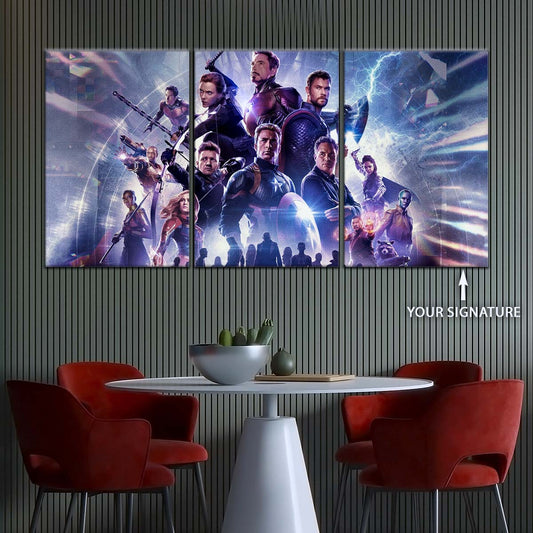 Marvel Wall Art - MCU5064 - Clint Barton - Hulk - Captain America - Thor - Black Widow - Iron Man - Ant-Man - Avengers Endgame - Marvel Cinematic Universe Poster - Marvel Cinematic Universe Canvas