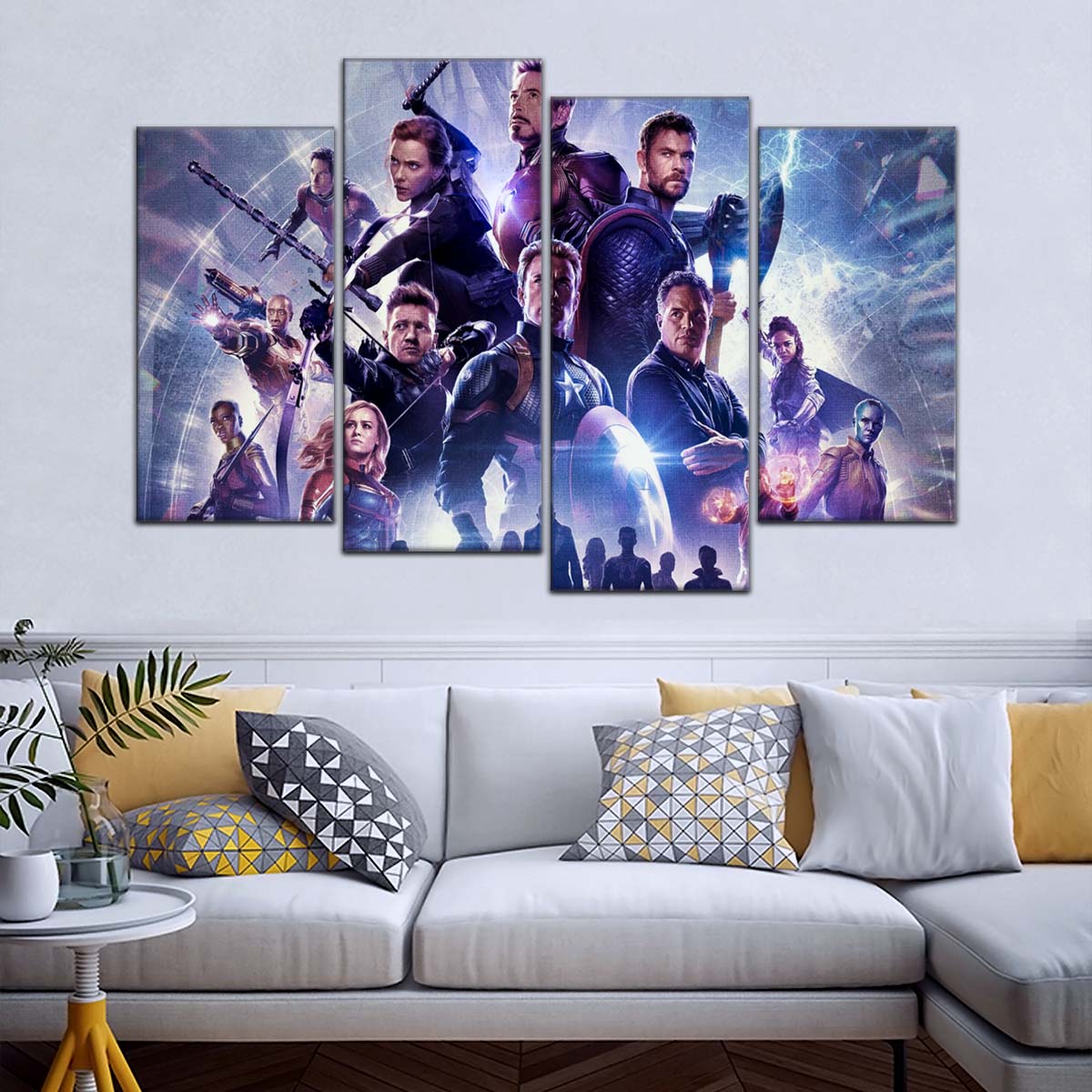 Marvel Wall Art - MCU5064 - Clint Barton - Hulk - Captain America - Thor - Black Widow - Iron Man - Ant-Man - Avengers Endgame - Marvel Cinematic Universe Poster - Marvel Cinematic Universe Canvas