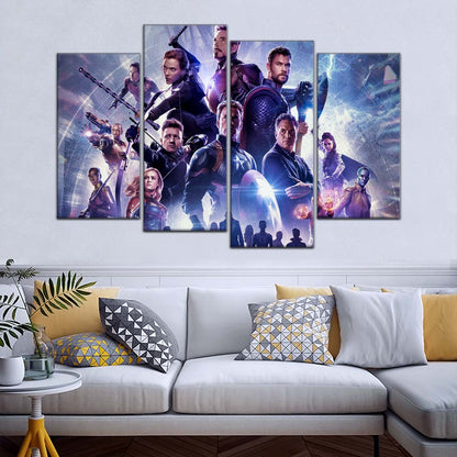 Marvel Wall Art - MCU5064 - Clint Barton - Hulk - Captain America - Thor - Black Widow - Iron Man - Ant-Man - Avengers Endgame - Marvel Cinematic Universe Poster - Marvel Cinematic Universe Canvas