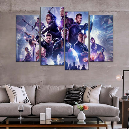 Marvel Wall Art - MCU5064 - Clint Barton - Hulk - Captain America - Thor - Black Widow - Iron Man - Ant-Man - Avengers Endgame - Marvel Cinematic Universe Poster - Marvel Cinematic Universe Canvas