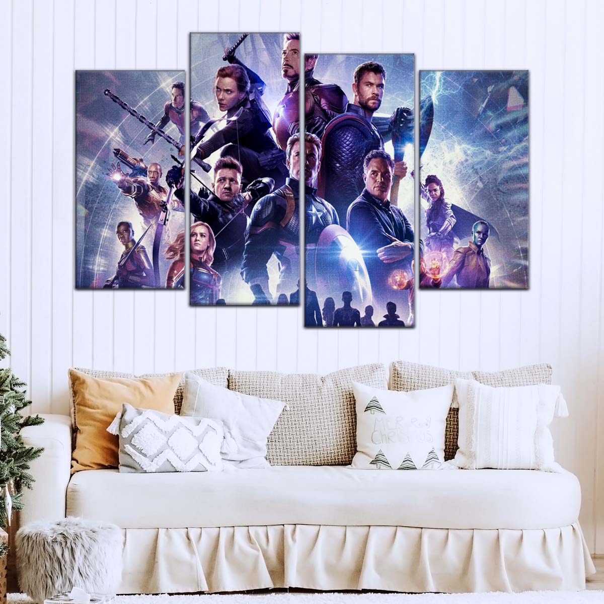 Marvel Wall Art - MCU5064 - Clint Barton - Hulk - Captain America - Thor - Black Widow - Iron Man - Ant-Man - Avengers Endgame - Marvel Cinematic Universe Poster - Marvel Cinematic Universe Canvas