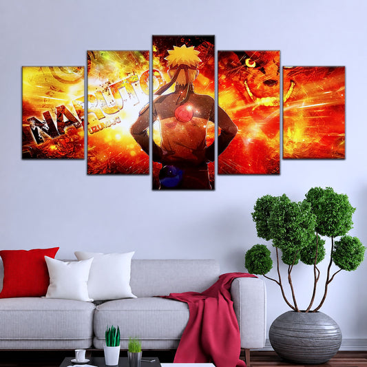 Naruto Canvas Wall Art - NA5004 - Kyubi Power Naruto Uzumaki
