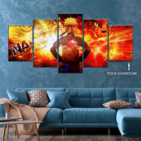 Naruto Canvas Wall Art - NA5004 - Kyubi Power Naruto Uzumaki