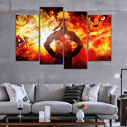 Naruto Canvas Wall Art - NA5004 - Kyubi Power Naruto Uzumaki