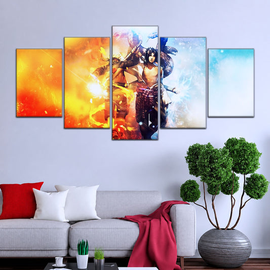 Naruto Canvas Wall Art - NA5008 - Naruto Uzumaki - Sasuke Uchiha
