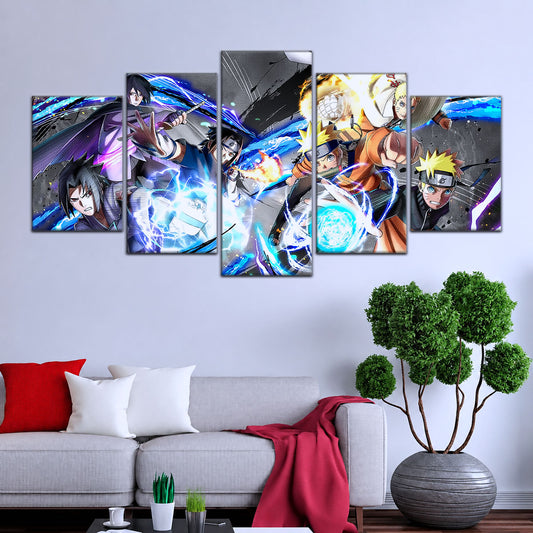 Naruto Canvas Wall Art - NA5009 - Naruto Uzumaki - Sasuke Uchiha