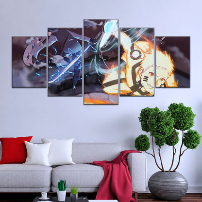 Naruto Canvas Wall Art - NA5012 - Naruto Uzumaki - Sasuke Uchiha
