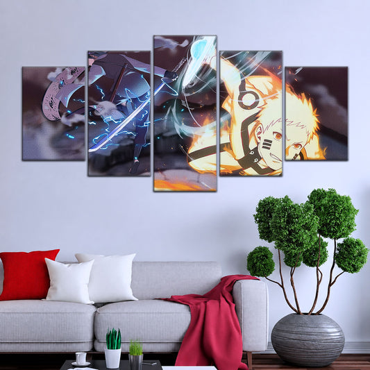 Naruto Canvas Wall Art - NA5012 - Naruto Uzumaki - Sasuke Uchiha