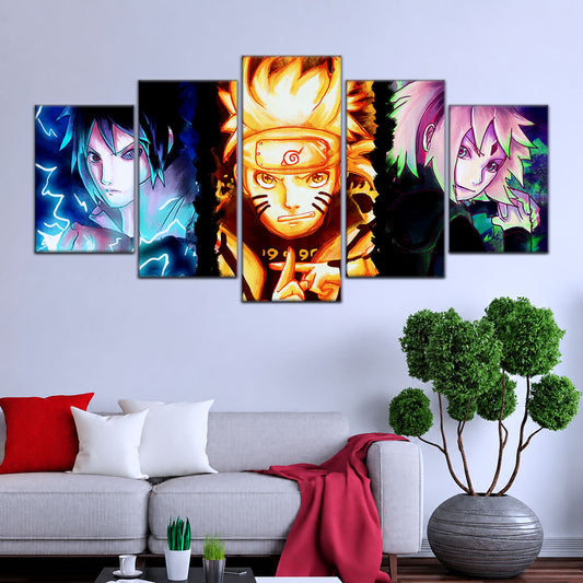 Naruto Canvas Wall Art - NA5015 - Sakura Haruno - Naruto Uzumaki - Sasuke Uchiha