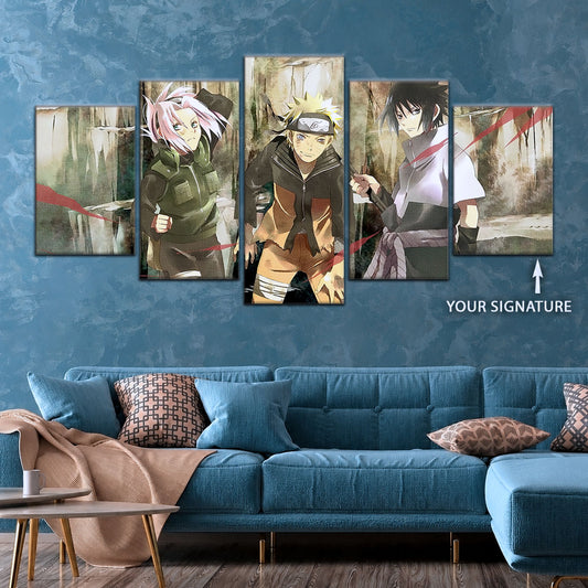 Naruto Canvas Wall Art - NA5017 - Sakura Haruno - Naruto Uzumaki - Sasuke Uchiha