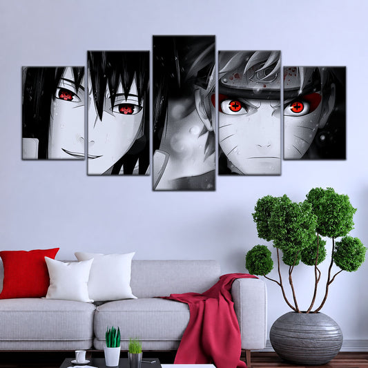 Naruto Canvas Wall Art - NA5019 - Naruto Uzumaki - Sasuke Uchiha