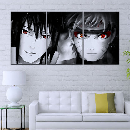 Naruto Canvas Wall Art - NA5019 - Naruto Uzumaki - Sasuke Uchiha