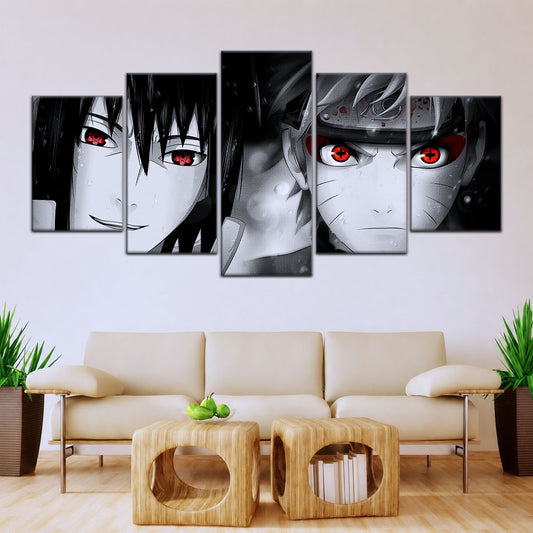Naruto Canvas Wall Art - NA5019 - Naruto Uzumaki - Sasuke Uchiha