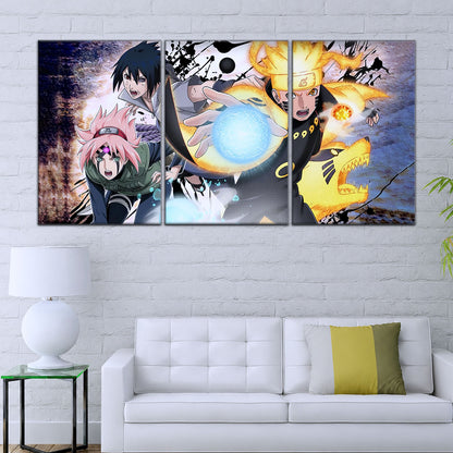 Naruto Canvas Wall Art - NA5022 - Sakura Haruno - Naruto Uzumaki - Sasuke Uchiha