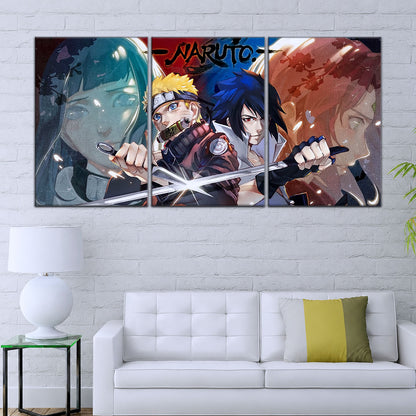 Naruto Canvas Wall Art - NA5024 - Sakura - Hinata - Naruto - Sasuke