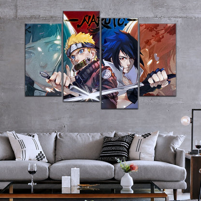 Naruto Canvas Wall Art - NA5024 - Sakura - Hinata - Naruto - Sasuke