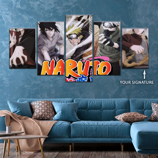 Naruto Canvas Wall Art - NA5027 - Naruto - Sasuke - Kakashi - Itachi