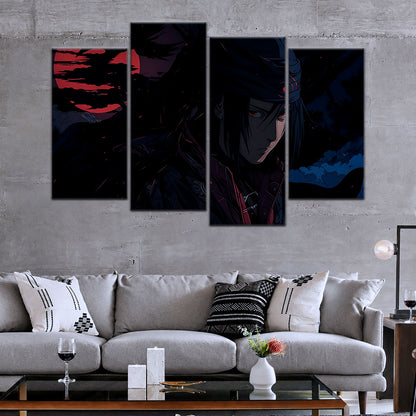 Naruto Canvas Wall Art - NA5049 - Sasuke Uchiha Nightfall