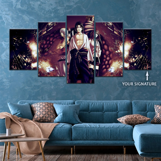 Naruto Canvas Wall Art - NA5054 - Suigetsu Hozuki Karin - Sasuke Uchiha