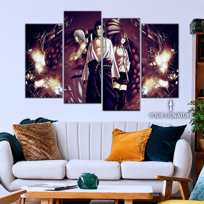 Naruto Canvas Wall Art - NA5054 - Suigetsu Hozuki Karin - Sasuke Uchiha