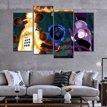 Naruto Canvas Wall Art - NA5056 - Naruto Uzumaki - Sasuke Uchiha