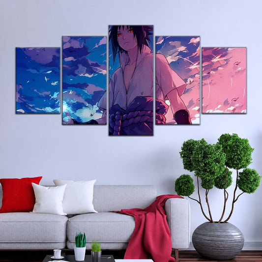 Naruto Canvas Wall Art - NA5059 - Sasuke Uchiha Sharingan & Chidori